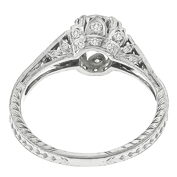 Edwardian 1.17ct Diamond Engagement Ring