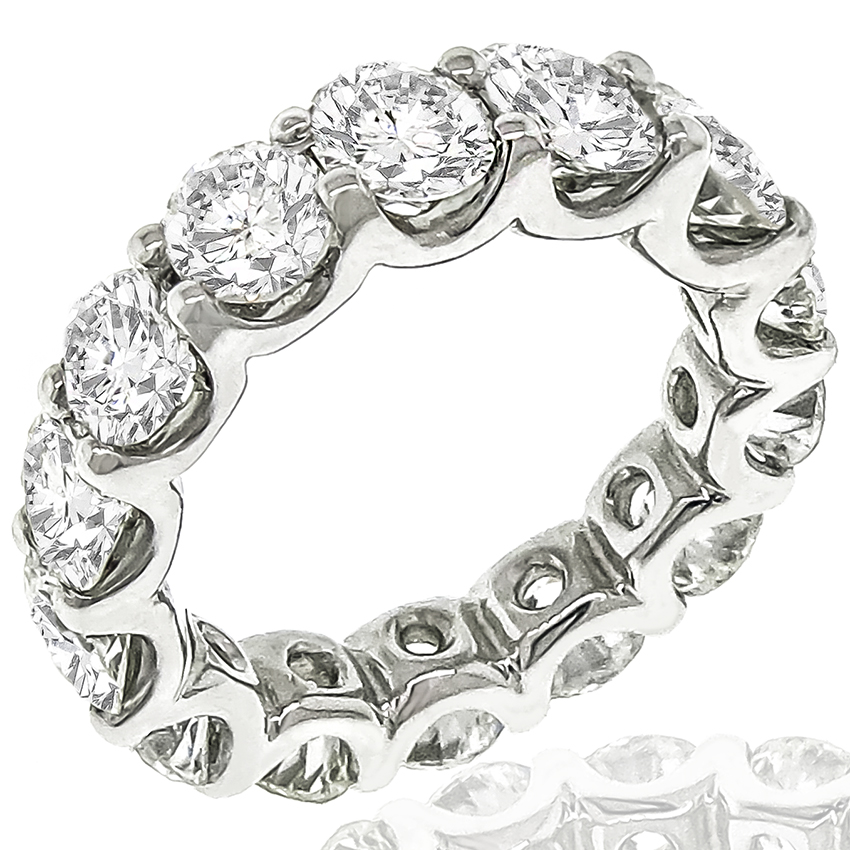 5.41ct Diamond Eternity Wedding Band