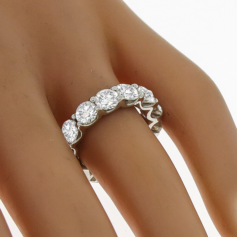 5.41ct Diamond Eternity Wedding Band