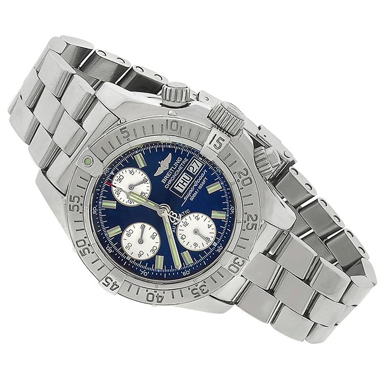 Estate Breitling Chronograph Automatic Stainless Steel Men's Watch