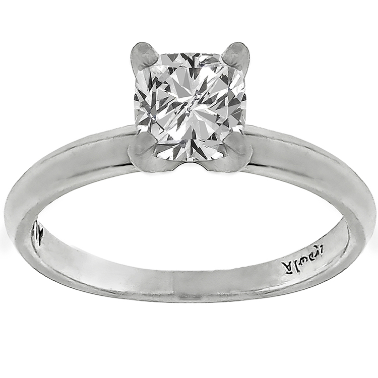 GIA 0.61ct Diamond Solitaire Engagement Ring