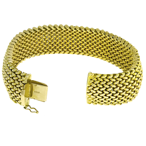 Gold Weave Bracelet | Israel Rose
