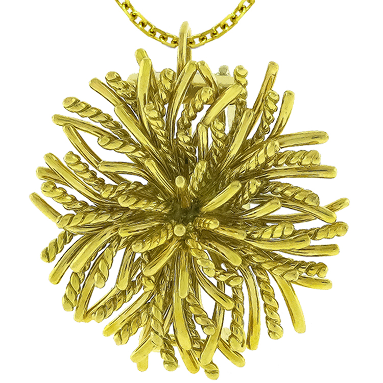 Tiffany Gold Pin/ Pendant