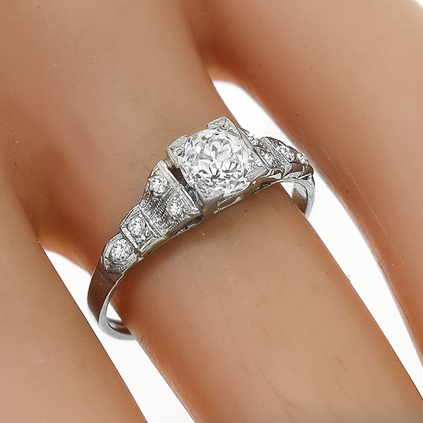 GIA 0.55ct Diamond Engagement Ring