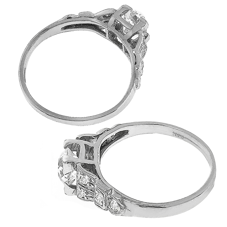 GIA 0.55ct Diamond Engagement Ring