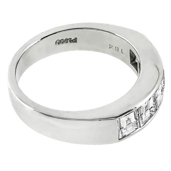 1.64ct Diamond Platinum Band 