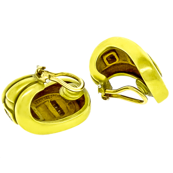 Kieselstein Diamond Gold Earrings