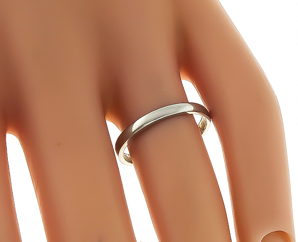 Platinum Wedding Band