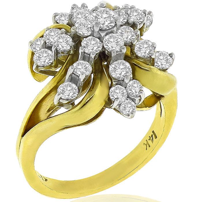 1.35ct Diamond Gold Ring