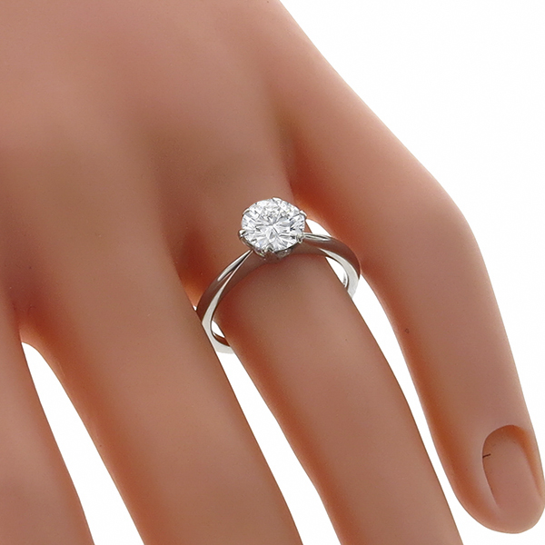 platinum diamond engagement ring 1