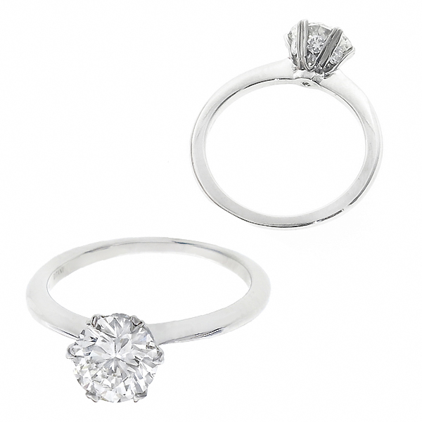 platinum diamond engagement ring 1