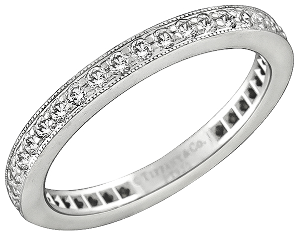 Tiffany & Co 0.50ct Diamond Eternity Wedding Band Photo 1