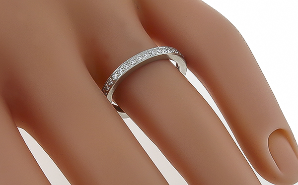 Tiffany & Co 0.50ct Diamond Eternity Wedding Band Photo 1