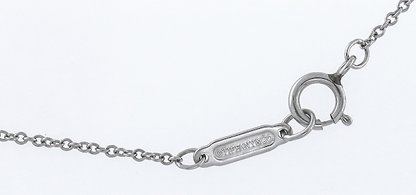 tiffany & co 1.30ct diamond heart necklace photo 1