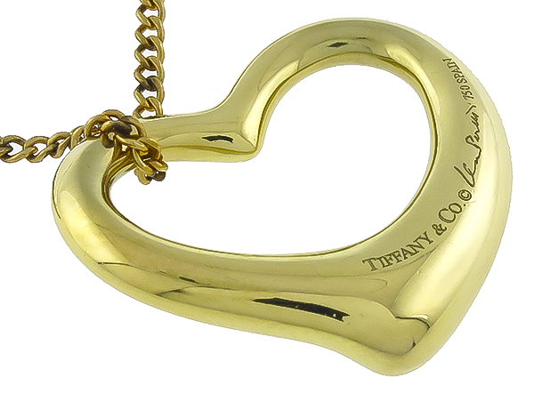 Tiffany & Co Elsa Peretti Heart Pendant Photo 1