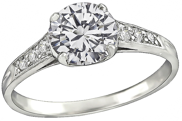 Tiffany & Co GIA 1.25ct Diamond Engagement Ring