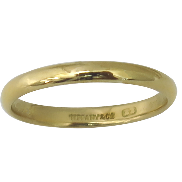 tiffany & co gold wedding band  1