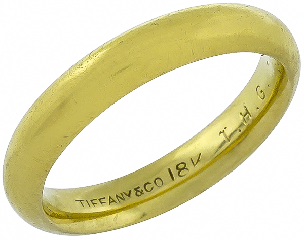 tiffany & co gold wedding band photo 1