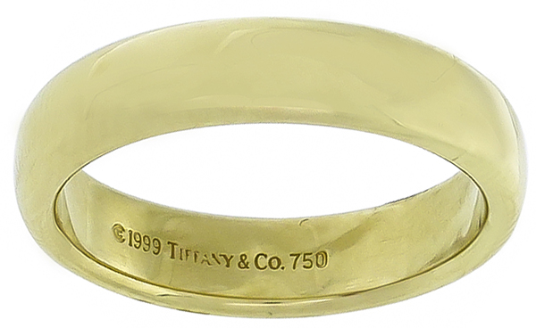 tiffany & co gold wedding band photo 1