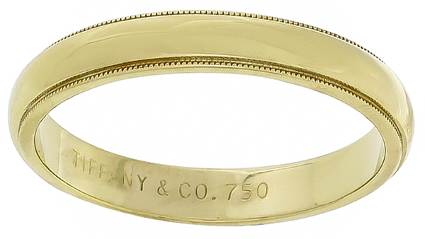 tiffany & co gold wedding band photo 1