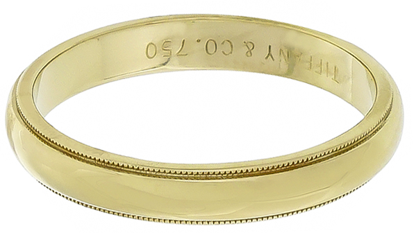 tiffany & co gold wedding band photo 1