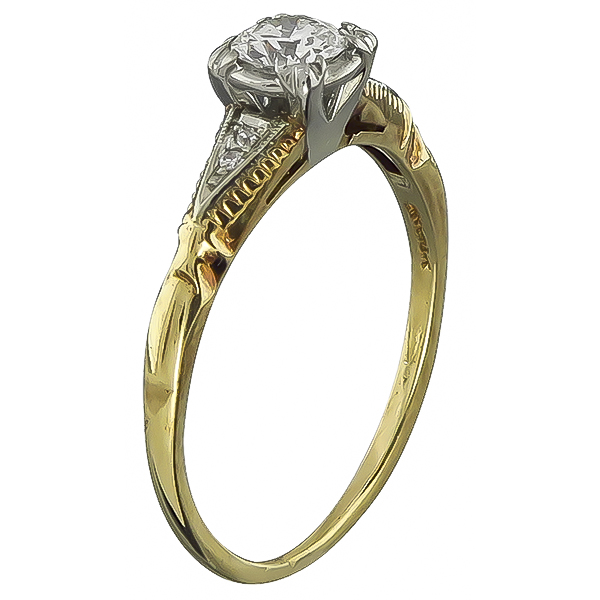 Vintage 0.30ct Diamond Engagement Ring