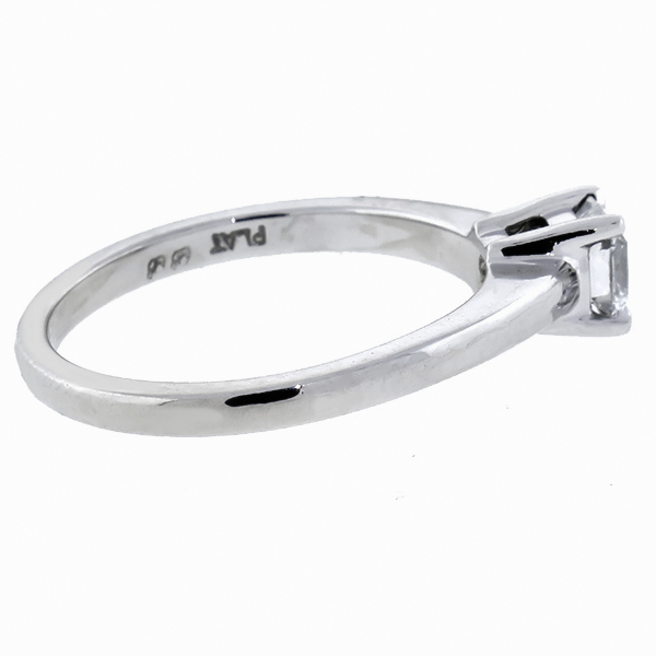  diamond solitaire  platinum engagement ring 1