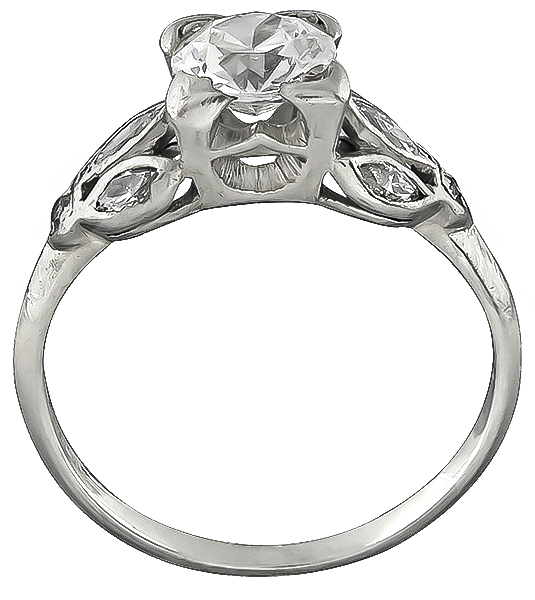 Vintage 0.90ct Diamond Engagement Ring