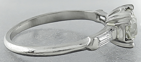 Vintage 0.97ct Diamond Engagement Ring Photo 1