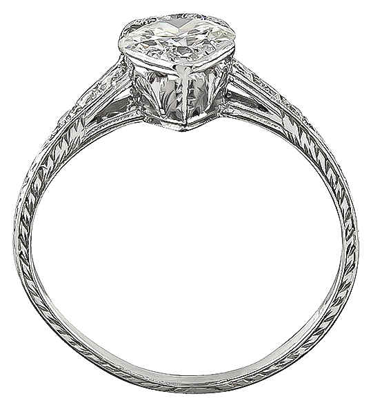 Vintage 1.16ct Diamond Engagement Ring