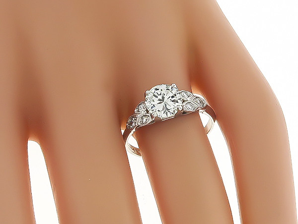 Vintage 1.40ct Diamond Engagement Ring