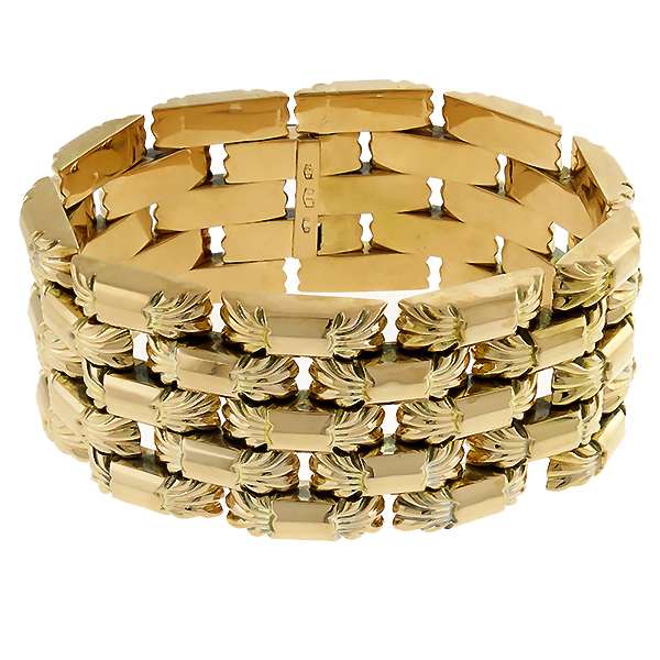 18k pink gold bracelet 1