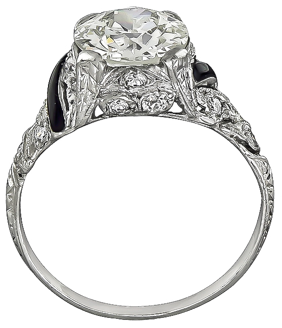 Vintage 2.02ct Diamond Engagement Ring