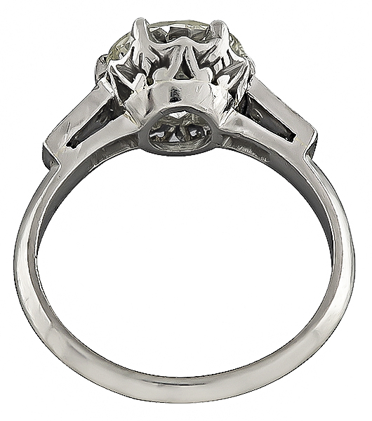 Vintage 2.26ct Diamond Engagement Ring