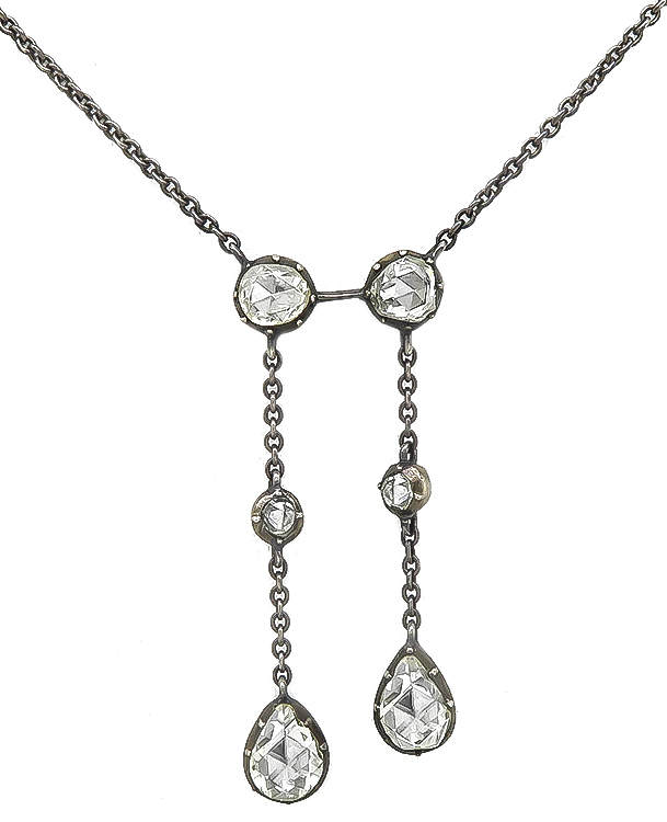 Vintage 2.50ct Diamond Necklace