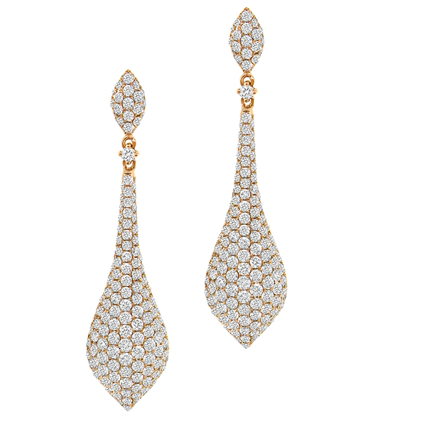 Estate Diamond Chandelier Earrings