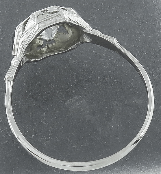 Vintage EGL Certified 1.16ct Diamond Engagement Ring Photo 1