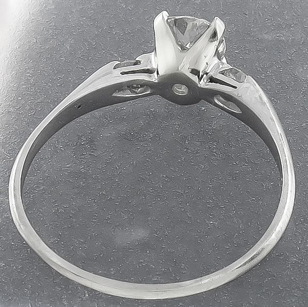 Vintage GIA Certified 0.92ct Diamond Engagement Ring Photo 1