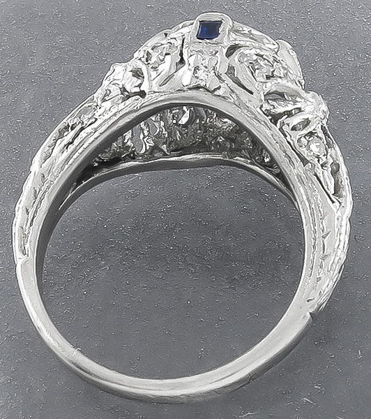 Vintage GIA Certified 1.05ct Diamond Engagement Ring Photo 1