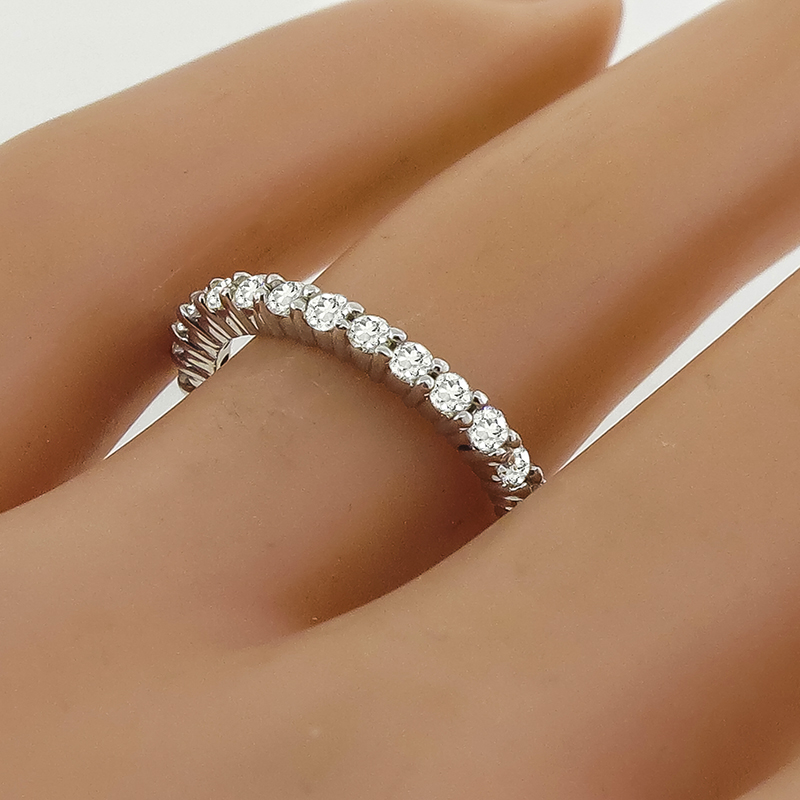 1.00ct Diamond Gold Eternity Wedding Band
