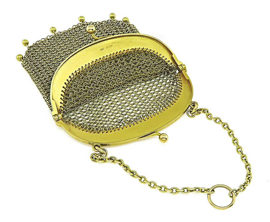 Victorian Gold Mesh Purse