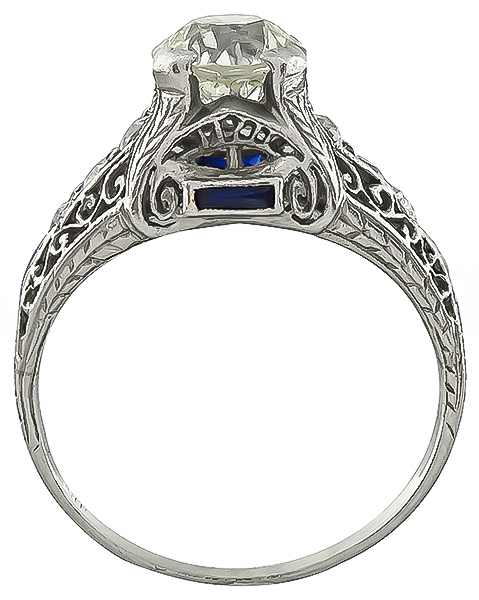 Art Deco 1.20ct Diamond Engagement Ring