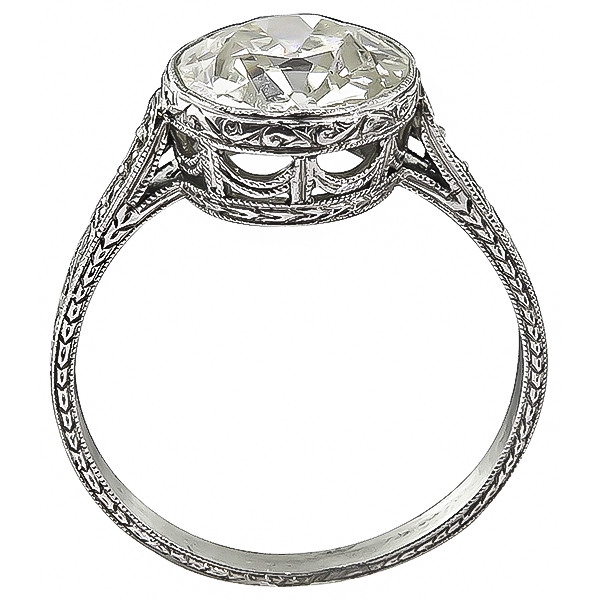 Vintage 2.21ct Diamond Engagement Ring