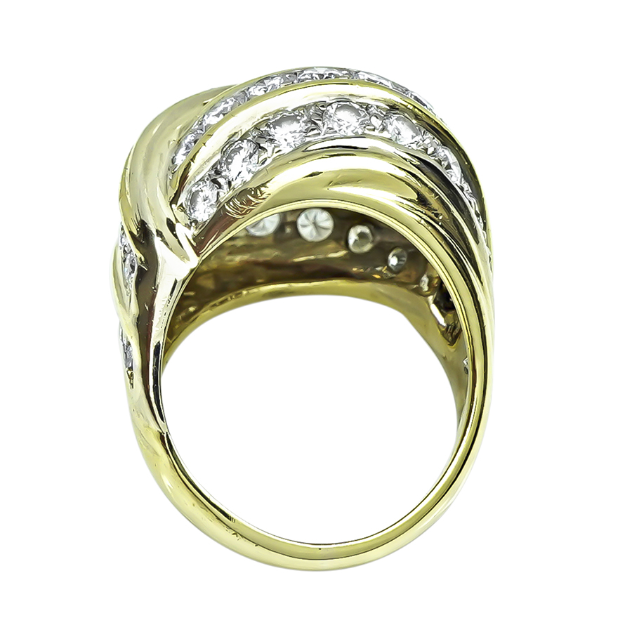 Estate 2.00ct Diamond Gold Ring