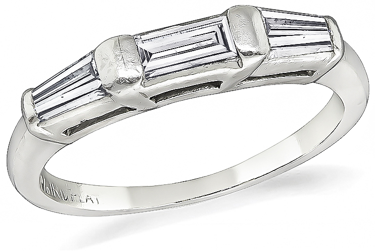 Estate 0.25ct Diamond Wedding Band