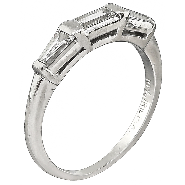 Estate 0.25ct Diamond Wedding Band