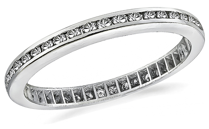 Estate 0.30ct Diamond Eternity Wedding Band