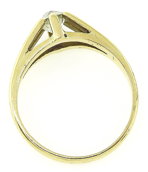 Estate 0.45ct Diamond Engagement Ring