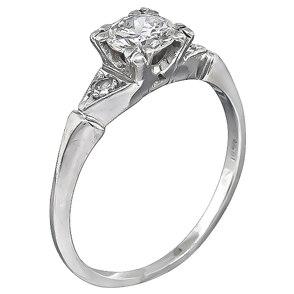 Estate 0.50ct Diamond Engagement Ring