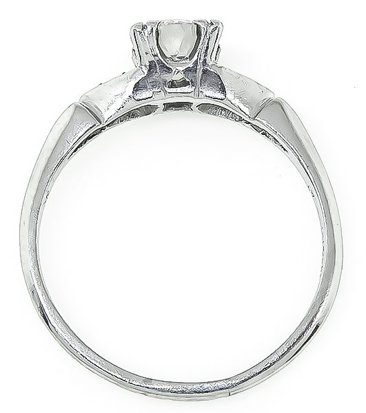 Estate 0.50ct Diamond Engagement Ring